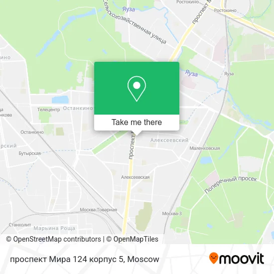 проспект Мира 124 корпус 5 map