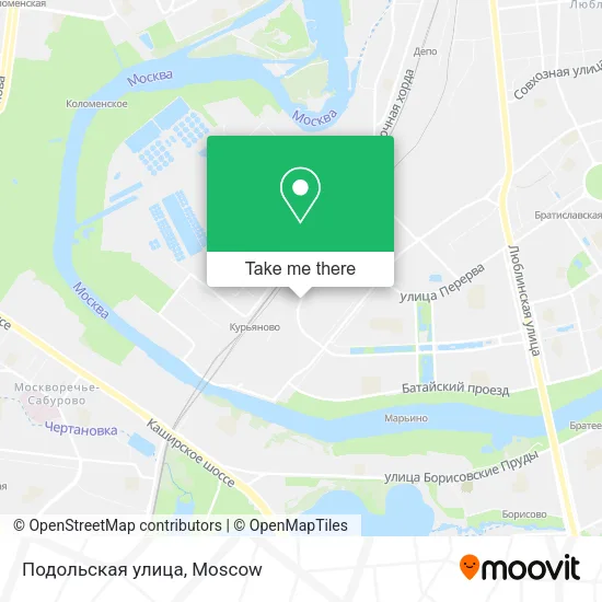 Подольская улица map