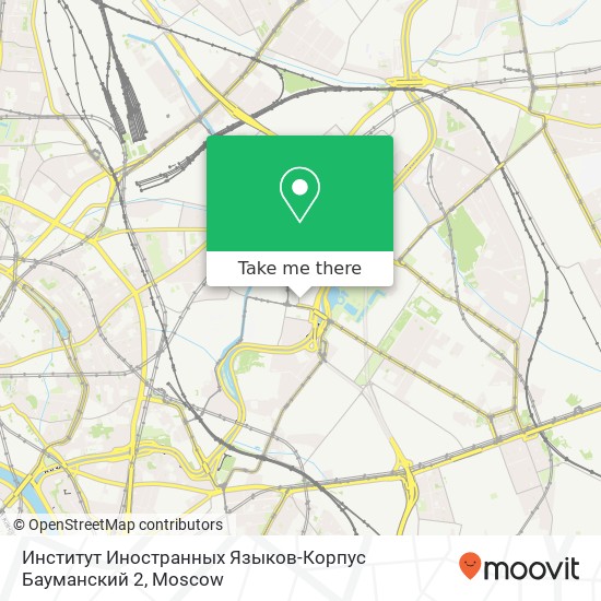 Институт Иностранных Языков-Корпус Бауманский 2 map