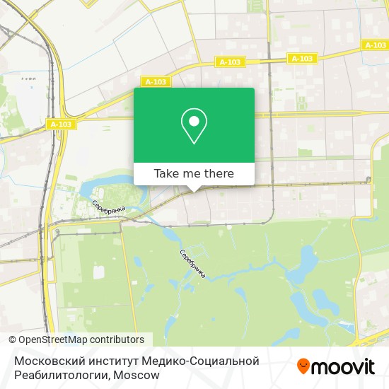 Московский институт Медико-Социальной Реабилитологии map