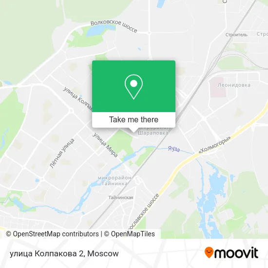 улица Колпакова 2 map