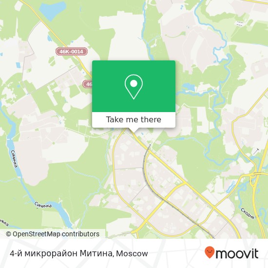 4-й микрорайон Митина map