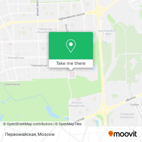 Первомайская map