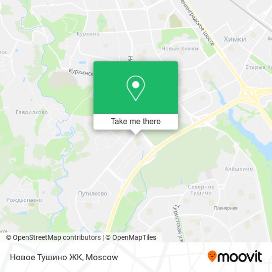 Новое Тушино ЖК map