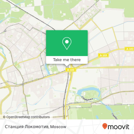 Станция-Локомотив map