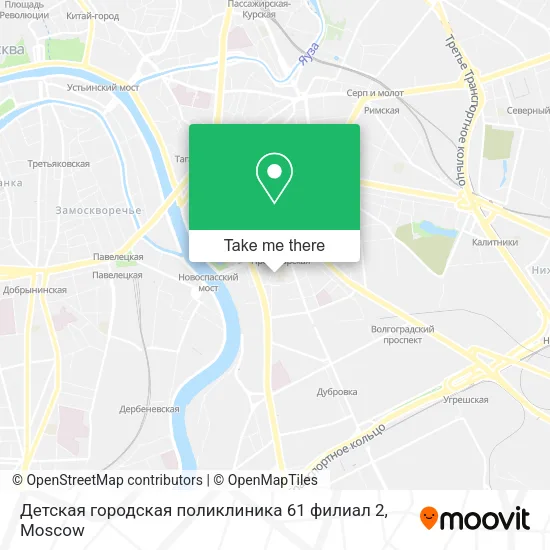 Детская городская поликлиника 61 филиал 2 map