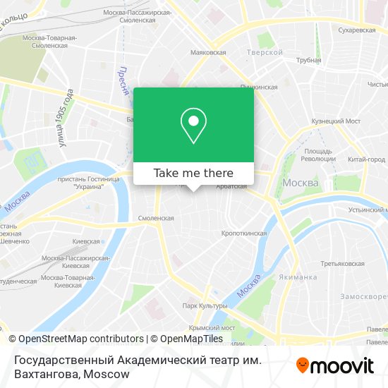 Государственный Академический театр им. Вахтангова map