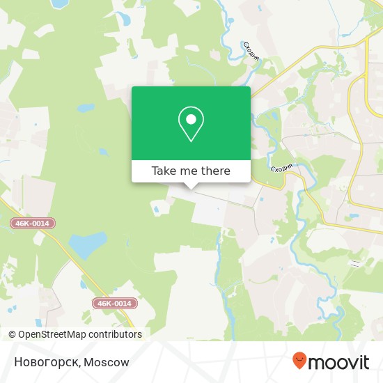 Новогорск map