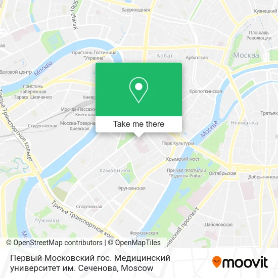 Первый Московский гос. Медицинский университет им. Сеченова map