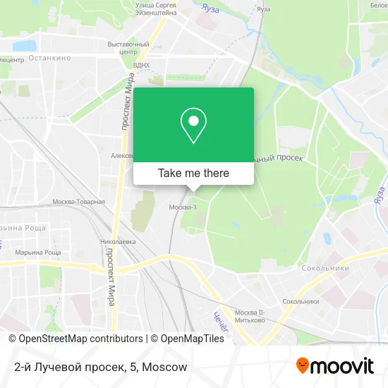 2-й Лучевой просек, 5 map