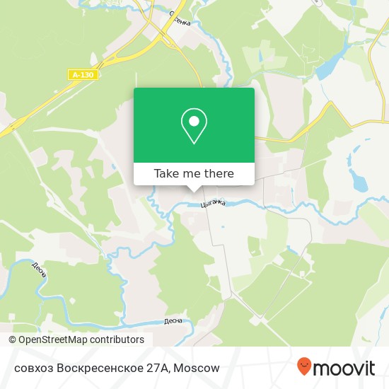 совхоз Воскресенское 27А map