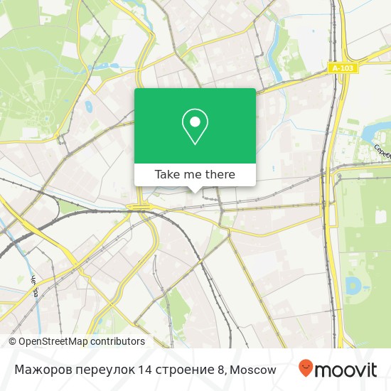 Мажоров переулок 14 строение 8 map