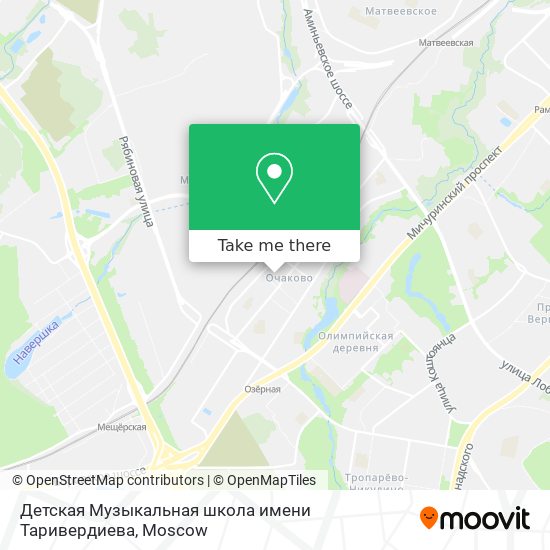 Детская Музыкальная школа имени Таривердиева map
