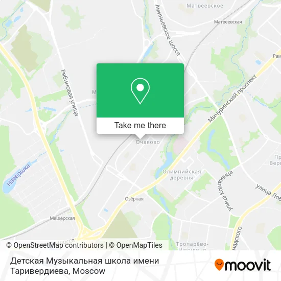 Детская Музыкальная школа имени Таривердиева map