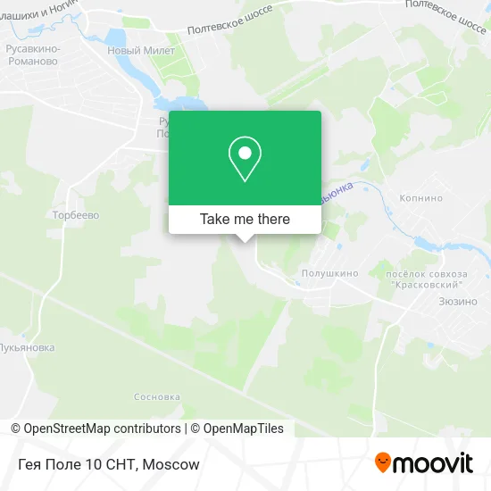 Гея Поле 10 СНТ map