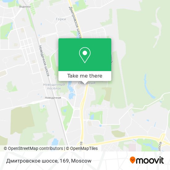 Дмитровское шоссе, 169 map