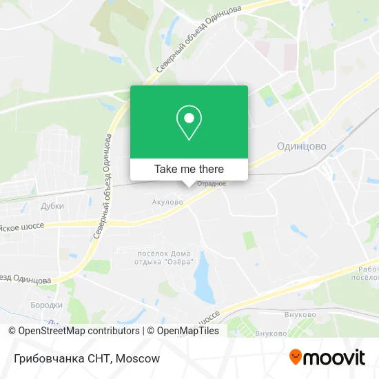 Грибовчанка СНТ map