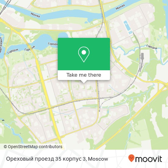 Ореховый проезд 35 корпус 3 map