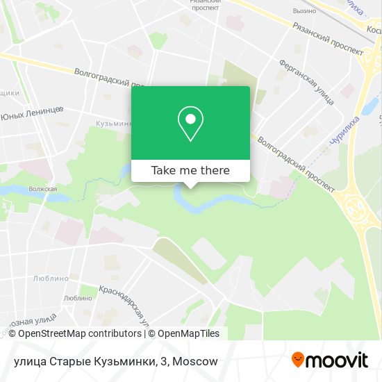 улица Старые Кузьминки, 3 map
