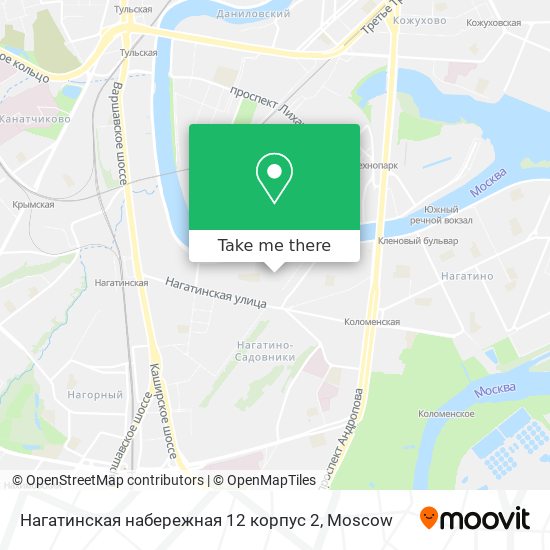 Нагатинская набережная 12 корпус 2 map