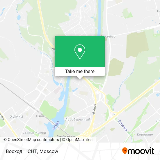 Восход 1 СНТ map