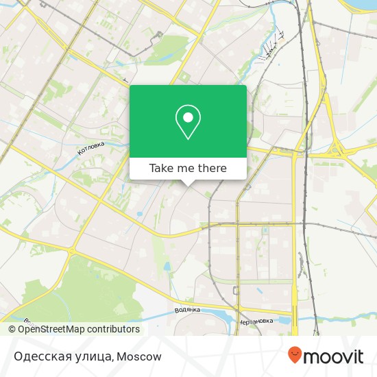 Одесская улица map