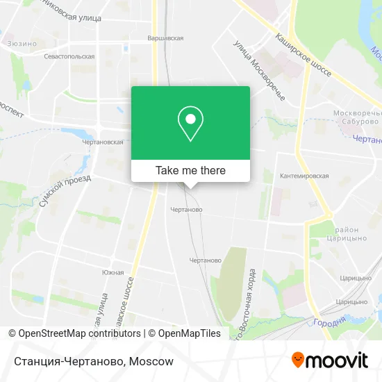 Станция-Чертаново map