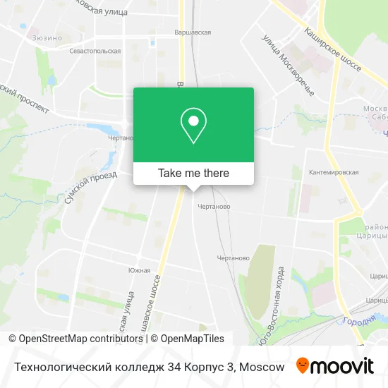 Технологический колледж 34 Корпус 3 map