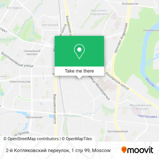 2-й Котляковский переулок, 1 стр 99 map