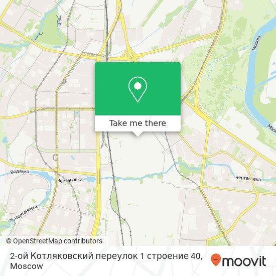 2-ой Котляковский переулок 1 строение 40 map