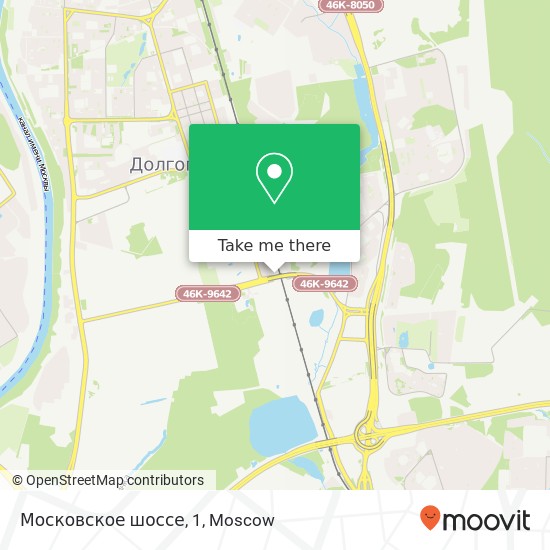 Московское шоссе, 1 map