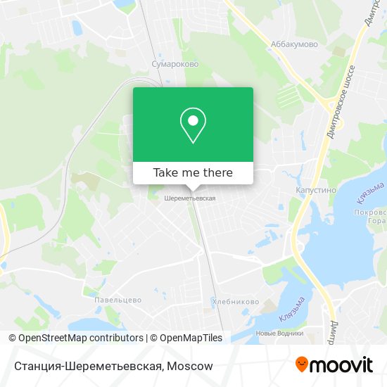 Станция-Шереметьевская map