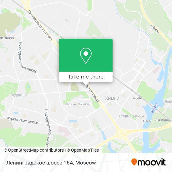 Ленинградское шоссе 16А map