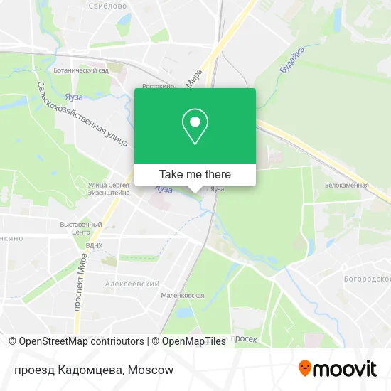 проезд Кадомцева map