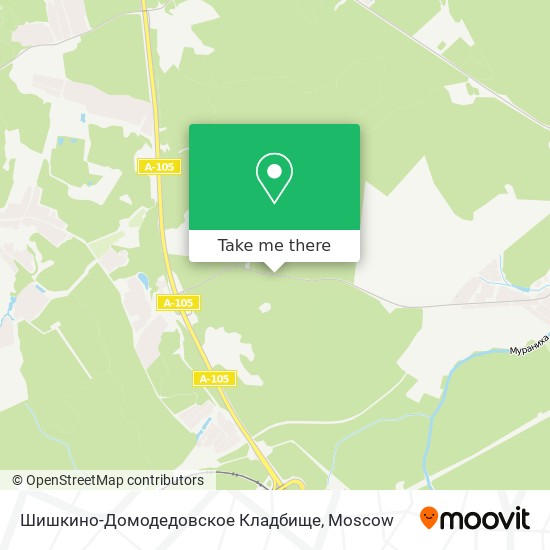 Шишкино-Домодедовское Кладбище map