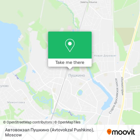 Автовокзал Пушкино (Avtovokzal Pushkino) map