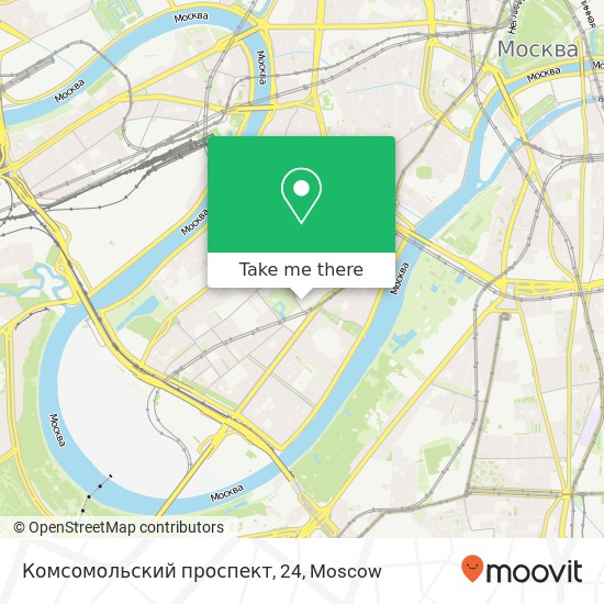 Комсомольский проспект, 24 map