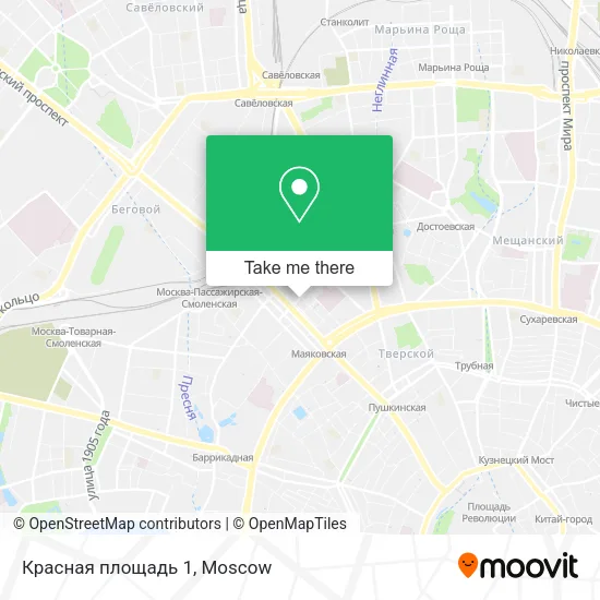 Красная площадь 1 map