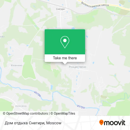 Дом отдыха Снегири map