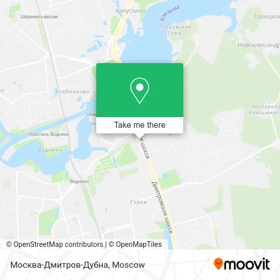 Москва-Дмитров-Дубна map