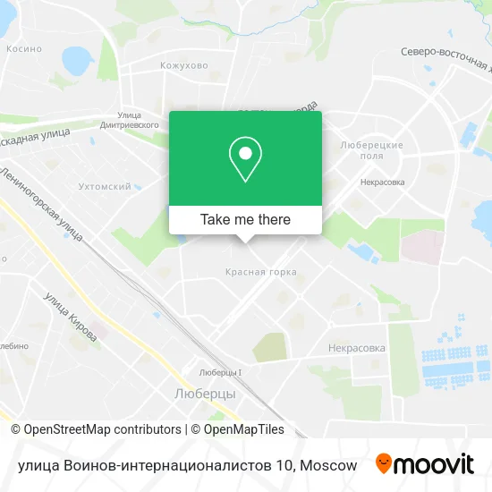 улица Воинов-интернационалистов 10 map