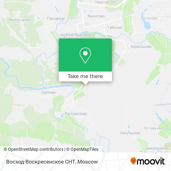 Восход-Воскресенское СНТ map