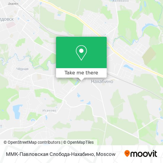 ММК-Павловская Слобода-Нахабино map