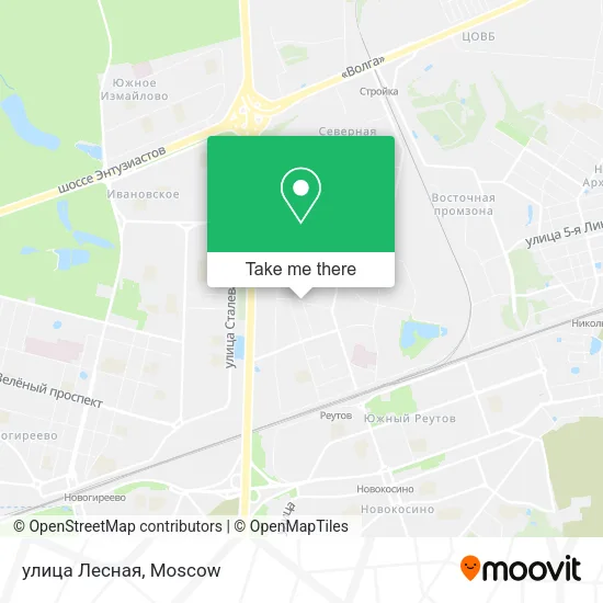 улица Лесная map