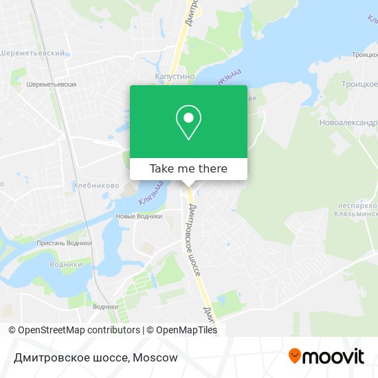 Дмитровское шоссе map