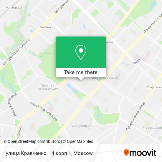 улица Кравченко, 14 корп 1 map