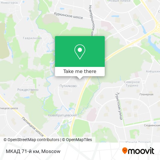 МКАД 71-й км map
