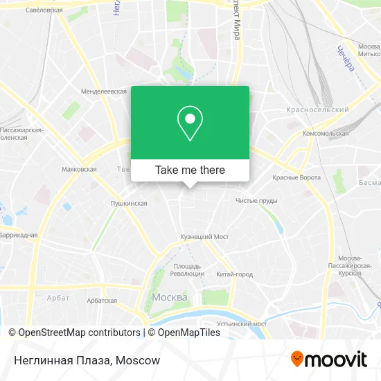 Неглинная Плаза map