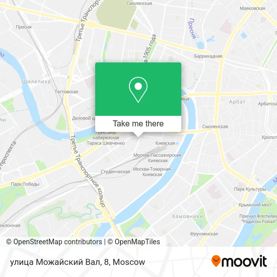 улица Можайский Вал, 8 map