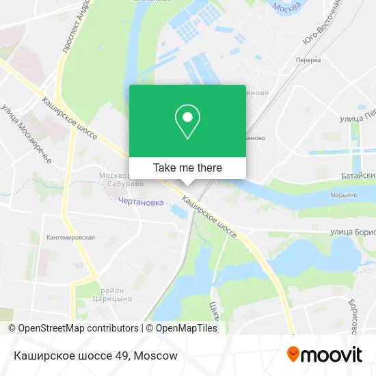 Каширское шоссе 49 map